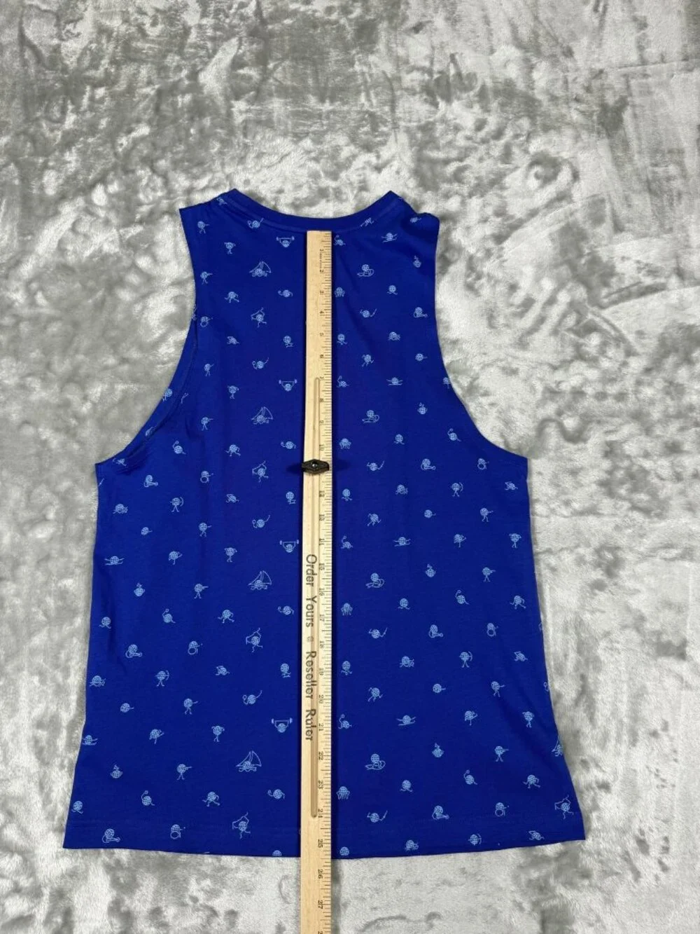 New USA Shirt Women's Medium Blue Olympic Team Nike 100% Cotton Graphic Tank Tee